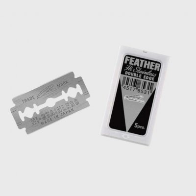 Feather Hi-Stainless Double Edge 5 ks – Zboží Mobilmania