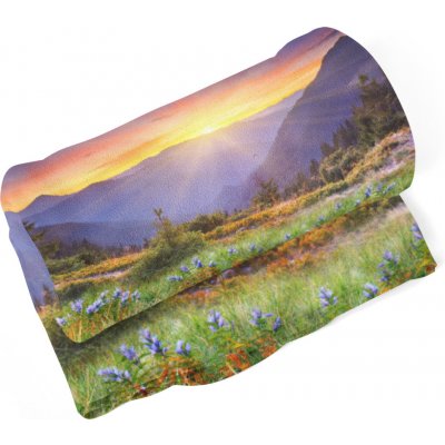 Sablio Deka Západ slunce nad lesem 190x140 – Zboží Mobilmania