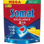 Somat Excellence 3v1 Lemon kapsle do myčky 60 ks – Hledejceny.cz