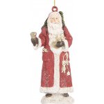 Clayre & Eef Vánoční závěsná dekorace Santa s nůší a dárky - 5*3*11 cm – Hledejceny.cz