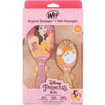 Wet Brush Original Detangler a Mini Detangler Disney Princess Belle dárková sada kartáčů na vlasy – Zboží Dáma