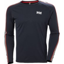 Helly Hansen pánské funkční tričko s dlouhým rukávem LIFA ACTIVE STRIPE CREW NAVY
