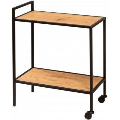 Interior DE Servírovací vozík SLIM LINE 75 CM vzhled divoký dubSV42041 – Zboží Dáma