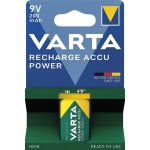 Varta Power 9V 200 mAh 1ks 56722101401 – Zboží Živě