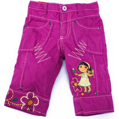 TV Mania dívčí tříčtvrteční kalhoty Dora vínové – Sleviste.cz