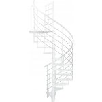 Minka STAIRS Venkovní točité schodiště Rondo Spino Zink Color bílé pr. 120 cm – Zboží Mobilmania