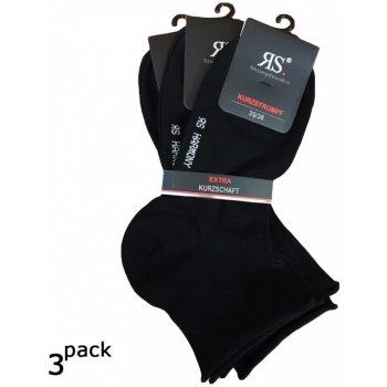 RS zdravotní letní kotníkové bavlněné ponožky bez gumiček 3Pack