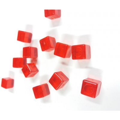 CGE Kostička plastová červená 7mm – Zboží Živě