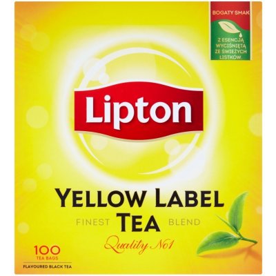Lipton Yellow label černý čaj 100 s. 200 g – Zboží Mobilmania