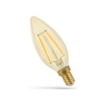 Wojnarowscy LED svíčka E-14 230V 2W COG čip na skle teplá bílá 2700 3300K – Hledejceny.cz