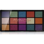 Makeup Revolution Re-Loaded paleta očních stínů Passion for Colour 15 x 1,1 g – Zboží Dáma