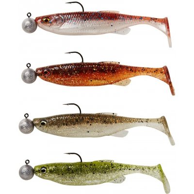 Savage Gear Gumová nástraha Fat Minnow T-Tail RTF Sinking Clearwater - 9cm / 7g + 7.5g #2/0 – Zbozi.Blesk.cz