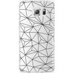 Pouzdro iSaprio Abstract Triangles 03 Samsung Galaxy S6 Edge černé – Hledejceny.cz