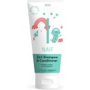 NAIF Dětský šampon a kondicionér 2v1 pro snadné rozčesávání přírodní 200 ml