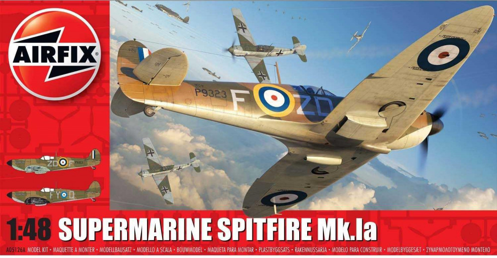 Airfix Plastikový model letadla A05126A Supermarine Spitfire Mk.1a 1:48