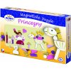 Magnetky pro děti Detoa magnetické puzzle Princezny