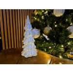 MOREX Dekorace strom z keramiky 9x20 cm - bílý s jemným hnědým nádechem – Hledejceny.cz