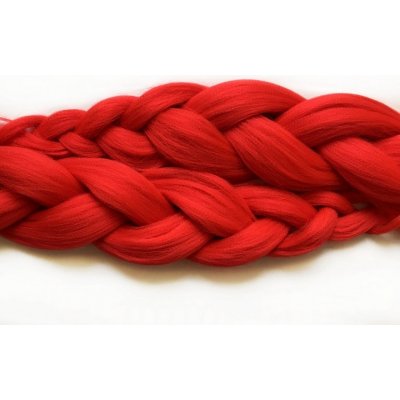 Kanekalon Easy Braid a Miss Rola Barva: RED (red - sytá červená), Značka: Miss Rola – Zboží Dáma