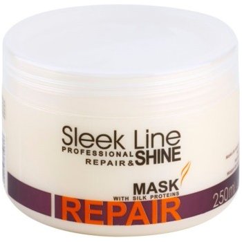 Stapiz Sleek Line Repair obnovující maska pro poškozené, chemicky ošetřené vlasy (A Systematic Use of the Mask Increases the Healthy, Beautiful Look and the Hair Condition.) 250 ml