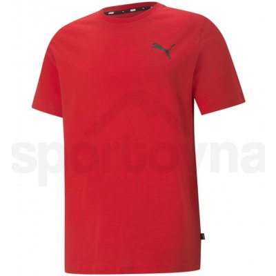 Puma ESS Small Logo Tee M 58666847 high risk red – Zboží Mobilmania