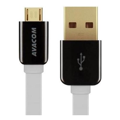 Avacom DCUS-MIC-120W USB - Micro USB, 120cm, bílý – Zbozi.Blesk.cz