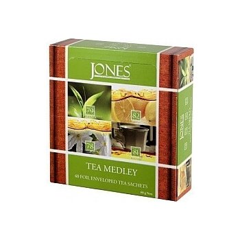 Jones Variace zelených čajů papír 4 x 10 x 1,5 g