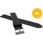 Lavvu Sport XL Prodloužený polstrovaný černý prošitý z luxusní kůže Top Grain 18 – Zboží Dáma