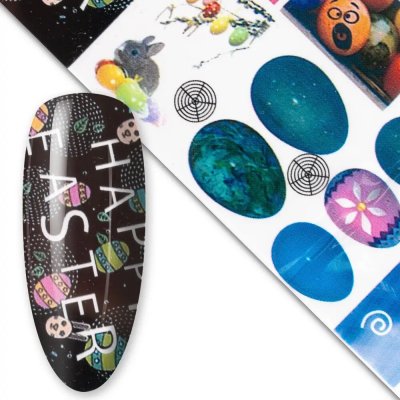 Starnails Zdobicí fólie na nehty Happy Easter 100 cm – Hledejceny.cz