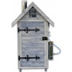 Kalme Dřevěná elektrická udírna s dymboxem 310L antracit KW310A – Zboží Dáma