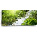 Sablio Obraz Kaskádovitý vodopád - 110x50 cm – Hledejceny.cz