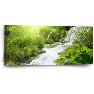 Sablio Obraz Kaskádovitý vodopád - 110x50 cm – Hledejceny.cz