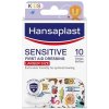 Náplast Hansaplast Sensitive Kids XL Zvířátka náplast s dětským motivem 10 ks