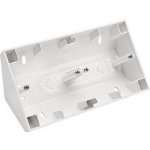 KONTAKT-SIMON S.A. Rohová dvojitá povrchová krabice bílá 87x153x58mm – Sleviste.cz