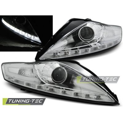 Tuning-Tec Přední čirá LED světla Ford Mondeo IV (2007 - 2010) - chromované – Hledejceny.cz