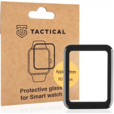 Tactical Glass Shield 5D sklo pro Apple Watch 42mm Series1/2/3 Black 8596311135491 – Zboží Mobilmania