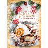 Aria-cards Pohlednice Veselé Vánoce a šťastný nový rok