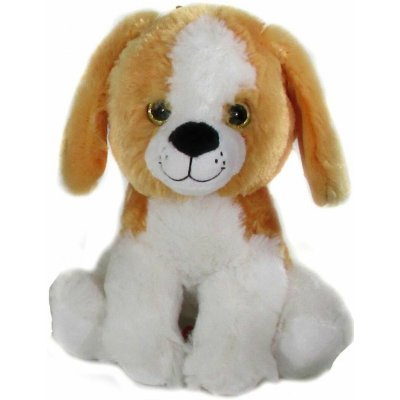 Vizopol Pejsek se zvukem s hnědýma ušima 25 cm – Sleviste.cz