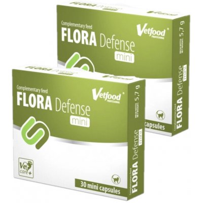 VETFOOD Flora Defense mini 2 x 30 kapslí – Hledejceny.cz