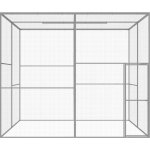 vidaXL Klec pro kočky 3 x 3 x 2,5 m – Zboží Dáma