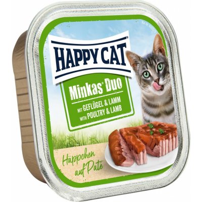 Happy Cat Duo Menu Drůbež & Jehněčí 100 g