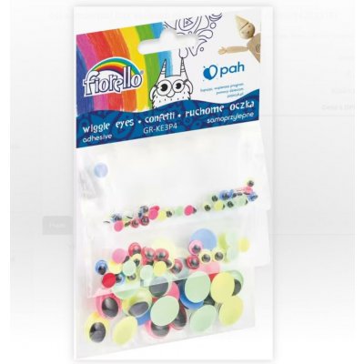 Očička kulatá samolepící mix barev a velikostí – Zboží Mobilmania