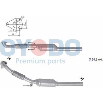 Katalyzátor OYODO 20N0100-OYO – Zboží Mobilmania