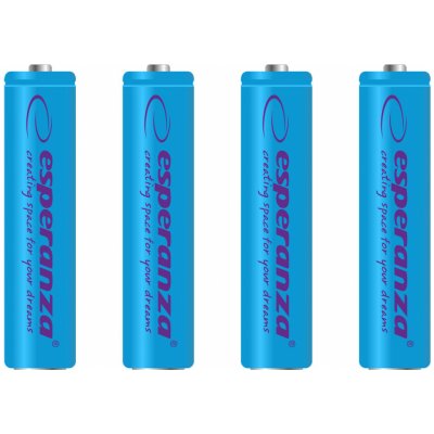 Esperanza AAA 1000mAh 4ks EZA102B – Zbozi.Blesk.cz