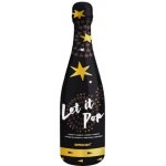 Vystřelovací konfety v lahvi šampusu Zlaté hvězdy 32 cm – Zboží Mobilmania