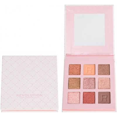 Makeup Revolution London Soft Glamour Eyeshadow Palette Dream Glow paletka očních stínů 9 g – Zboží Mobilmania