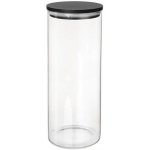 Orion Dóza kulatá sklo bambus 1,3 l – Zboží Dáma