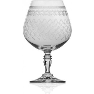 Bohemia Crystal sklenice na brandy a koňak Victoria 6 x 380 ml