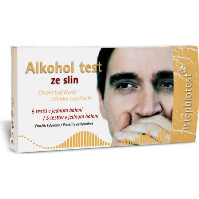 SalivaScreen Saliva alkohol test 5 ks