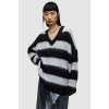 Dámský svetr a pulovr AllSaints Svetr z vlněné směsi LOU SPARKLE VNECK dámský WK109V černá