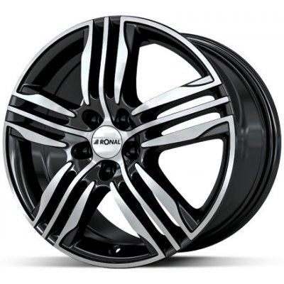 Ronal R57 7,5x17 5x105 ET42 black polished – Hledejceny.cz